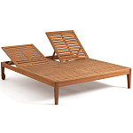 Шезлонг двухместный из эвкалипта Sunset варинант исполнения - 4 | Loft Concept в Нижнем Новгороде