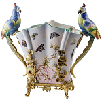 Ваза фарфоровая с попугаями Ferra варинант исполнения - 2 | Loft Concept в Нижнем Новгороде