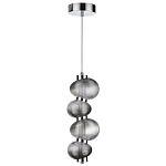 Подвесной светильник с 4-мя рифлеными стеклянными шарами Marcelh Light варинант исполнения - 2 | Loft Concept в Нижнем Новгороде