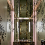 Обои ручная роспись Silk Tree Original colourway on White Metal gilded paper варинант исполнения - 1 | Loft Concept в Нижнем Новгороде