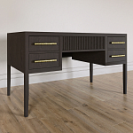 Большой Рабочий стол Primo с 5 выдвижными ящиками Темный орех варинант исполнения - 2 | Loft Concept в Нижнем Новгороде