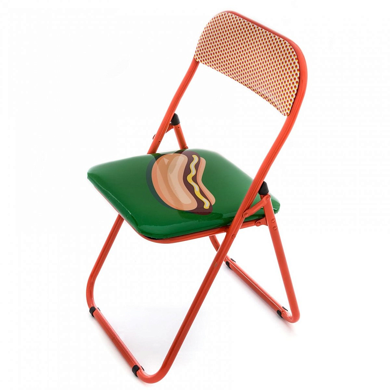 Стул Seletti Folding Chair Hot Dog Мульти Красный в Нижнем Новгороде | Loft Concept 