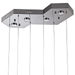 Люстра c 6-ю стеклянными плафонами хром Sparkling Bubbles Tube Chrome Hanging Lamp варинант исполнения - 3 | Loft Concept в Нижнем Новгороде