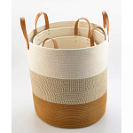 Корзина для хранения с ручками Interlacement Stripes S варинант исполнения - 1 | Loft Concept в Нижнем Новгороде