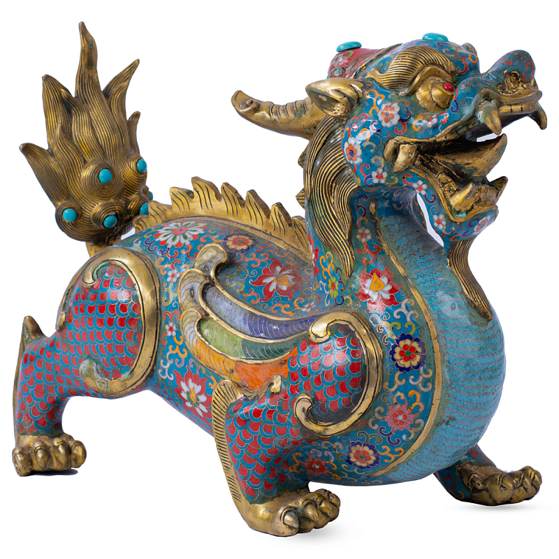 Большой Бронзовый Китайский дракон Мульти в Нижнем Новгороде | Loft Concept 