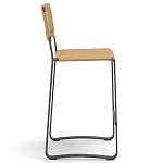 Дизайнерский стул с каркасом из металла с плетеными сиденьем и спинкой GREEN POINT Chair варинант исполнения - 14 | Loft Concept в Нижнем Новгороде