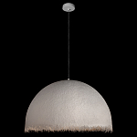 Подвесной светильник в форме купола белого цвета с ажурной бахромой Tactile Line варинант исполнения - 3 | Loft Concept в Нижнем Новгороде