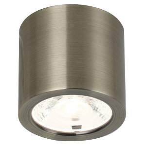 Накладной спот латунного цвета Simple Shape 6 см