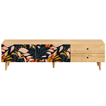 Длинная ТВ-тумба с принтом на ящиках Elise TV Stand варинант исполнения - 10 | Loft Concept в Нижнем Новгороде