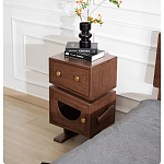 Тумбочка прикроватная с ящиком и дверцей Робот Robot Desk варинант исполнения - 4 | Loft Concept в Нижнем Новгороде