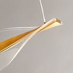 Люстра линейная с изогнутым плафоном Wave Line варинант исполнения - 9 | Loft Concept в Нижнем Новгороде