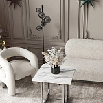 Кресло дизайнерское для лаунж зоны жемчужного цвета Pearl Lounge варинант исполнения - 2 | Loft Concept в Нижнем Новгороде