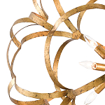 Люстра круглая в виде объёмного цветка Golden Flower Sphere варинант исполнения - 1 | Loft Concept в Нижнем Новгороде