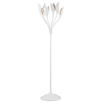 Торшер белый с плафонами в виде лепестков Delicate Flower варинант исполнения - 1 | Loft Concept в Нижнем Новгороде