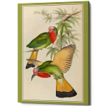 Постер на холсте с изображением птиц Blooming Birds Poster варинант исполнения - 3 | Loft Concept в Нижнем Новгороде