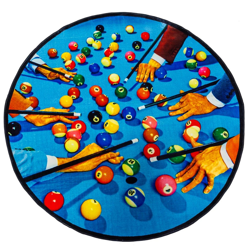 Ковер Seletti Round Rug Snooker Мульти в Нижнем Новгороде | Loft Concept 