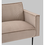 Диван современный вельветовый прямой Worcester Бежевый  варинант исполнения - 3 | Loft Concept в Нижнем Новгороде