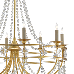 Люстра с декором из прозрачных бусин Glowing Crystals варинант исполнения - 1 | Loft Concept в Нижнем Новгороде