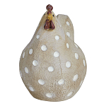 Статуэтка курица с текстурной поверхностью бежевого цвета Rustic Chicken варинант исполнения - 1 | Loft Concept в Нижнем Новгороде