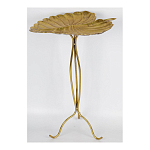 Столик приставной с столешницей Тропический лист Tropical Forest gold варинант исполнения - 2 | Loft Concept в Нижнем Новгороде