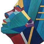 Арт объект на стену из нитей Девушка и Солнце wall panel Girl and Sun варинант исполнения - 1 | Loft Concept в Нижнем Новгороде