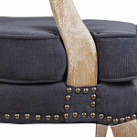 Кресло Aubrey Classical Armchair dark grey velour варинант исполнения - 6 | Loft Concept в Нижнем Новгороде