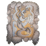 Тканый вручную монументальный настенный гобелен Soft Inception варинант исполнения - 4 | Loft Concept в Нижнем Новгороде