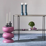 Подсвечник фигурный голубой Bright Accent 33 см варинант исполнения - 3 | Loft Concept в Нижнем Новгороде