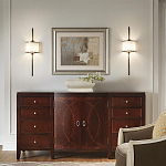 Бра вертикальное с белым полукруглым плафоном и длинным стержнем S Kichler варинант исполнения - 15 | Loft Concept в Нижнем Новгороде