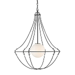 Подвесной светильник из тонких прутьев в форме колокола Forged Thin Rods варинант исполнения - 1 | Loft Concept в Нижнем Новгороде