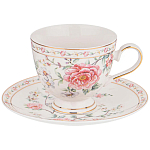 Чайный сервиз из фарфора на 6 персон 14 предметов Flower Porcelain Collection варинант исполнения - 2 | Loft Concept в Нижнем Новгороде