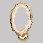 Бра овальное светодиодное с золотистым каркасом Ring of Fire варинант исполнения - 1 | Loft Concept в Нижнем Новгороде