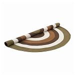 Ковер круглый из хлопка с контрастным узором Bullseye 150 варинант исполнения - 2 | Loft Concept в Нижнем Новгороде