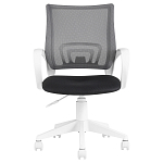 Офисное кресло с основанием из белого пластика Desk chairs Black варинант исполнения - 2 | Loft Concept в Нижнем Новгороде