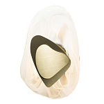 Бра овальное из стекла с золотым элементом Flow Texture  варинант исполнения - 4 | Loft Concept в Нижнем Новгороде