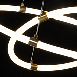 Люстра подвесная с двумя пересекающимися белыми светодиоидными кольцами Luke Lampco Tracer Lamp варинант исполнения - 5 | Loft Concept в Нижнем Новгороде