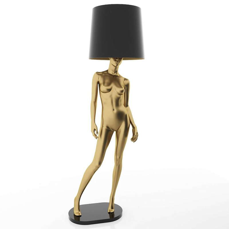 Лампа MANNEQUIN LAMP с абажуром изгибы тела Глянцевый черный Черный матовый Глянцевый белый Белый матовый Серый матовый Золотой Красный в Нижнем Новгороде | Loft Concept 