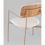 Стул Doe с подклокотниками молочный варинант исполнения - 3 | Loft Concept в Нижнем Новгороде