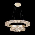 Люстра из 2-х колец с мозаичным хрустальным оформлением Sparks of Crystal варинант исполнения - 1 | Loft Concept в Нижнем Новгороде