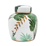 Ваза с крышкой фарфоровая с ручной росписью Leopard Collection  варинант исполнения - 2 | Loft Concept в Нижнем Новгороде