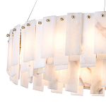 Люстра круглая декорированная натуральным камнем Stone Interior Accent варинант исполнения - 3 | Loft Concept в Нижнем Новгороде