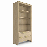  Стеллаж 2 ящика 4 открытые полки Flowchart 90 см варинант исполнения - 2 | Loft Concept в Нижнем Новгороде