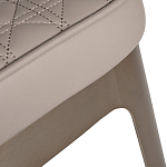 Стул барный светло-серый из экокожи Spectacular High Bar Stool варинант исполнения - 5 | Loft Concept в Нижнем Новгороде