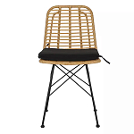 Стул с ротанговым плетением Wicker Stool без подлокотников варинант исполнения - 1 | Loft Concept в Нижнем Новгороде