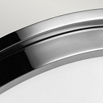 Потолочный светильник для ванных комнат цвета хром с вытянутым плафоном из молочного стекла Feiss варинант исполнения - 4 | Loft Concept в Нижнем Новгороде