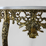 Консоль из бронзы с мраморной столешницей Bronze Console варинант исполнения - 1 | Loft Concept в Нижнем Новгороде