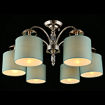 Люстра потолочная Nikoletta с бирюзовым плафоном варинант исполнения - 1 | Loft Concept в Нижнем Новгороде