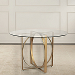 Стол обеденный круглый с основанием из 2-х пересекающихся колец Modern Geometric Silhouette варинант исполнения - 2 | Loft Concept в Нижнем Новгороде