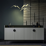 Дизайнерский комод светло-серый с фактурным фасадом UNO варинант исполнения - 1 | Loft Concept в Нижнем Новгороде