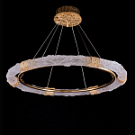 Люстра в форме кольца с золотым декором Warm Heavenly Light варинант исполнения - 1 | Loft Concept в Нижнем Новгороде